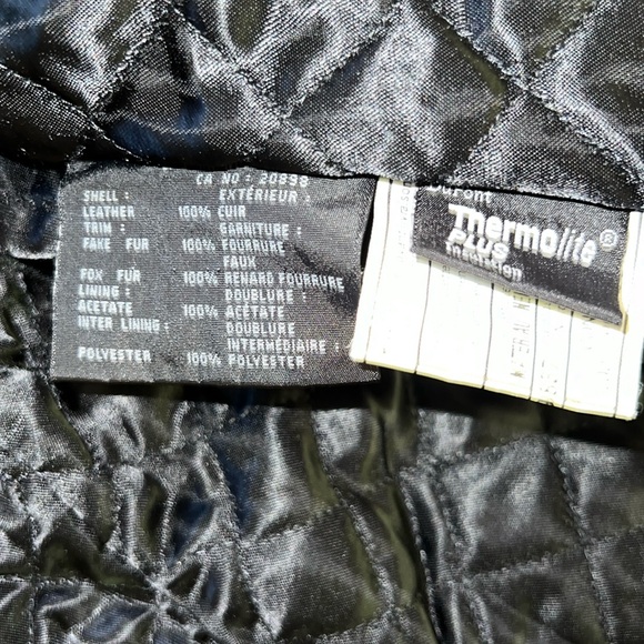 Vintage Black Leather Andrew Marc Jacket XSmall - Picture 5 of 8